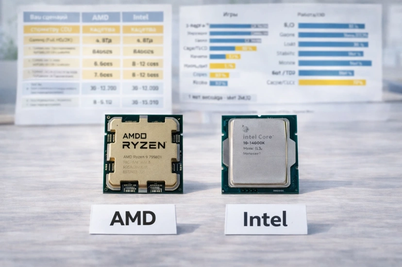 Как выбрать процессор для ПК: Intel или AMD, ядра/потоки, частоты, кэш, TDP и совместимость